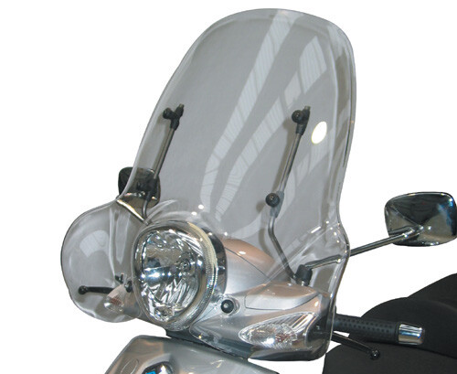 Parabrezza GIVI Per Piaggio Beverly Tourer 125 250 300 400 2009 - Cupolino Schermo Visiera Paravento, 43.5x70 Cm