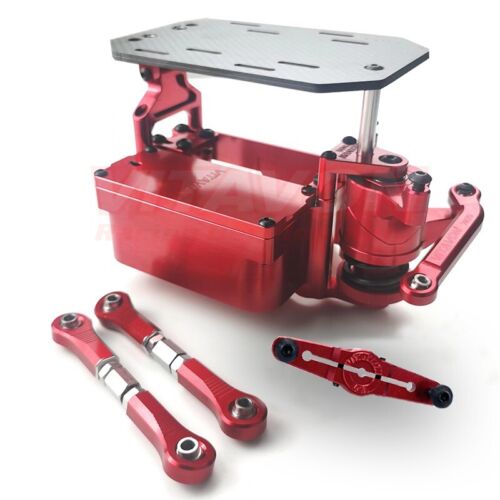 Vitavon CNC Alu7075 Steering System for Arrma Kraton 8S Outcast 8S 1/5 Red - Picture 2 of 3