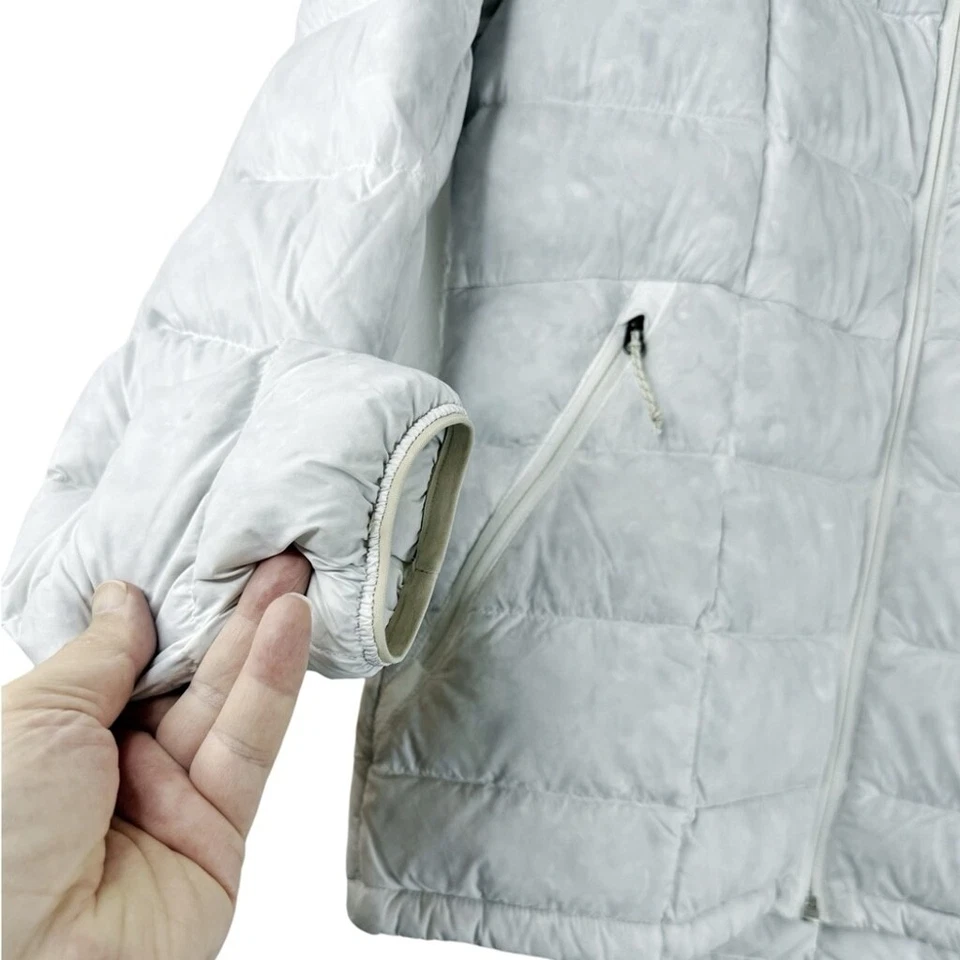 REI Co-op masculino unissex branco salpicado com zíper bolsos/bolsos internos P - Imagem 4 de 4