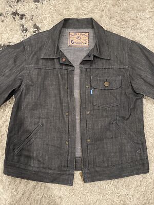 Graph Zero JAPAN Selvedge Denim Jacket Womens Heart Made NEW