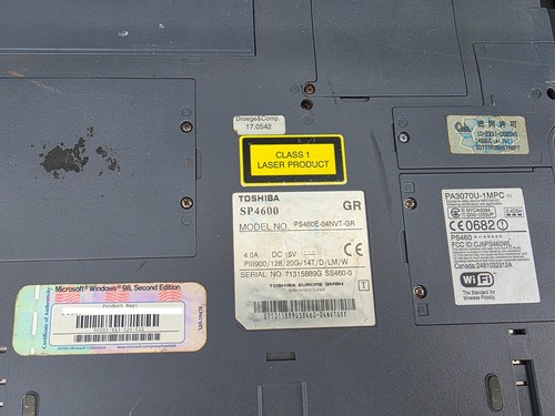 4 x Laptop Konvolut /HP /Asus/ Toschiba /Fujitsu/Siemens ungeprüft Teile - Bild 10 von 14