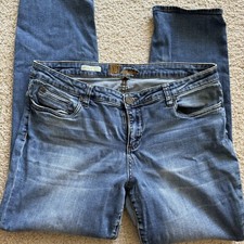 Kut From The Kloth Jeans Womens 14 Blue Katy Boyfriend Straight Leg Medium Wash