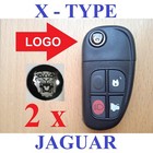 X Type Jaguar S Type 2x LOGO key FOB emblem XK XK8 XKR XJ XJ8 XJ6 XJ12 XJR XJS u