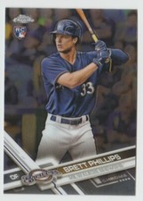 2017 Topps Chrome Update #HMT77 Brett Phillips RC - Milwaukee Brewers