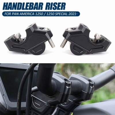 Motorcycle Handlebar Riser Clamp Move Mount Adapter For PAN AMERICA 1250 Special