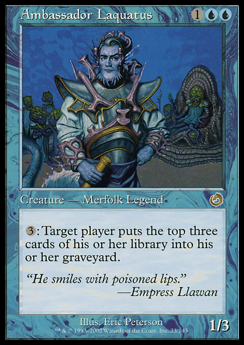 MTG Magic the Gathering Ambassador Laquatus (23/143) Torment LP