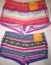 NWT 2 Gymboree Girls Shorts size 2T Elastic Waist Pull On 50 Multi Stripe