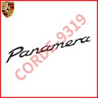 New Matte Black PORSCHE Look Panamera Letters Rear Badge Emblem Look Deck Lid