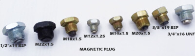 ÖLABLAUF MAGNETISCHER SUMPFBOLZENSTECKER M10/M12/M14/M16/M18/M20/M22/UNF BSP Gewinde