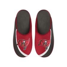 FOCO NFL Men's NFL Tampa Bay Buccaneers 2022 Big Logo Color Edge Slippers