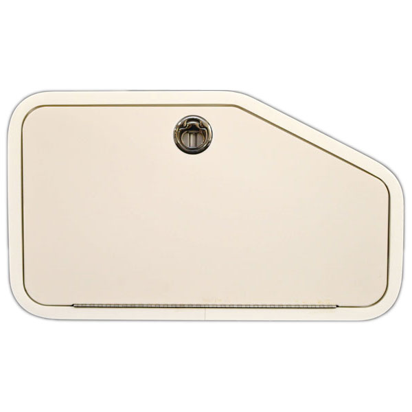 Godfrey Boat Locking Helm Storage Door w/ Key 6822-150 | 24 x 13 7/8 Inch