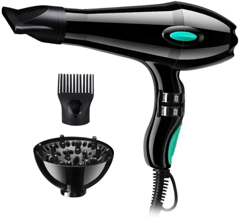Secador De Cabello 3000W Potente Profesional Bajo Ruido Con Difusor Y Accesorios