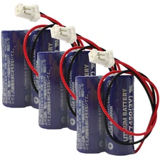 3 Pack 2CR17450 CR17450-2WK27 3V 2600mAh PLC Industrial Control Battery New