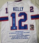 JIM KELLY Stats signed custom Jersey auto autograph JSA size XL CERTIFIED
