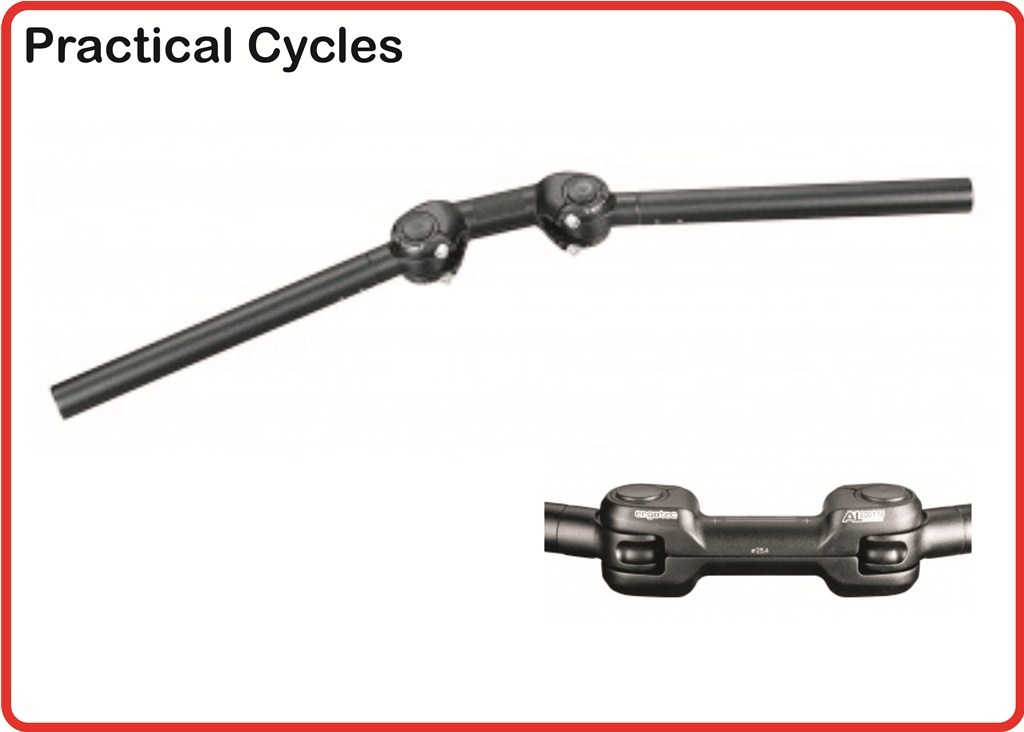 Humpert AHS Superlight FOLDING Bicycle Handlebar Trekking Touring 25.4