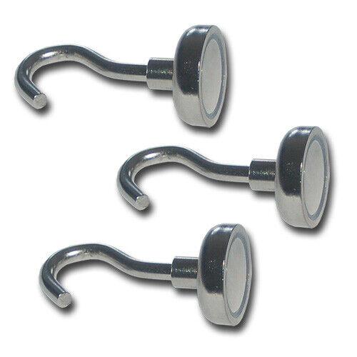 NEODYM MAGNETE MIT HAKEN ✅ ÖSE Ø10-75mm STARKE HAFTKRAFT HAKENMAGNET MAGNETHAKEN - Bild 14 von 25
