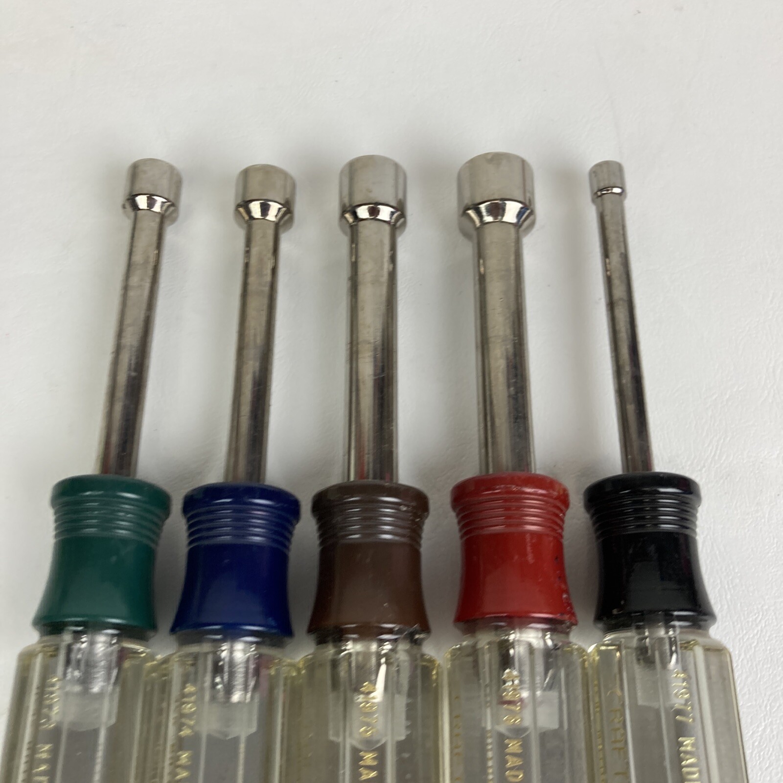 Vintage Craftsman 5 Pc Hollow Shank Nut Driver Set Made In USA | eBay
