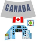 GI Joe Space Capsule Decal Set CANADA  AAD-GI029