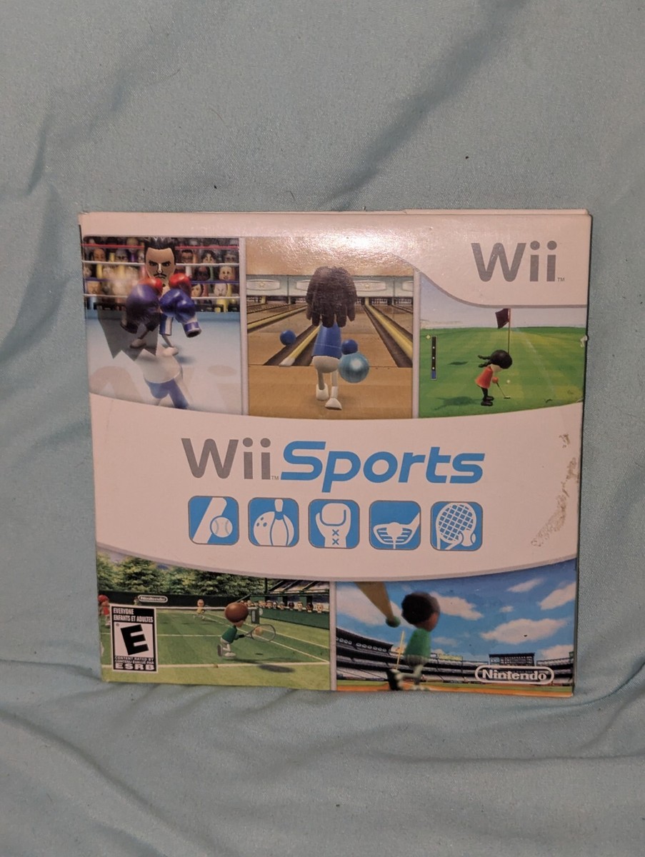 Wii Sports (Nintendo Wii, 2006) CIB Complete w/Manual! Tested