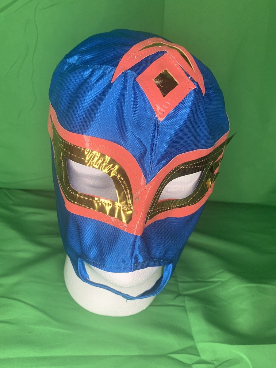 DOS CARAS BLUE MASK Mexican WRESTLER Lucha Libre Mexicana