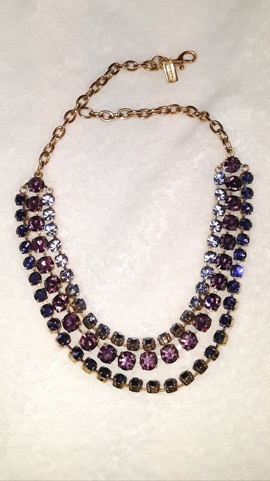 Coach necklace 3 Gem