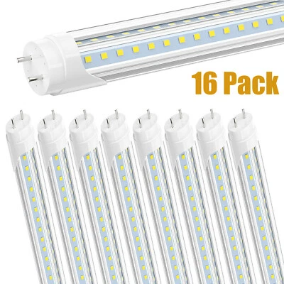 JESLED 16Pcs G13 T8 4FT LED Tube Light Bulbs 28W V Shaped LED Shop Lights F32T8 F40T12