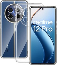 COVER CUSTODIA PER REALME 12 PRO 5G TRASPARENTE TPU SLIM MORBIDA ULTRASLIM