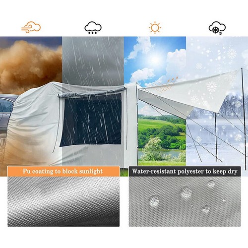 Auto Kofferraum Zelt Markise Zelt Auto Heck Sonnenschutz SUV Outdoor Camping DHL - Bild 2 von 21