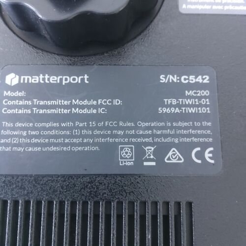 Matterport Pro MC200 3D 360 Digital Imaging Camera Scanner (Parts/As Is) - 第 2/3 張圖片