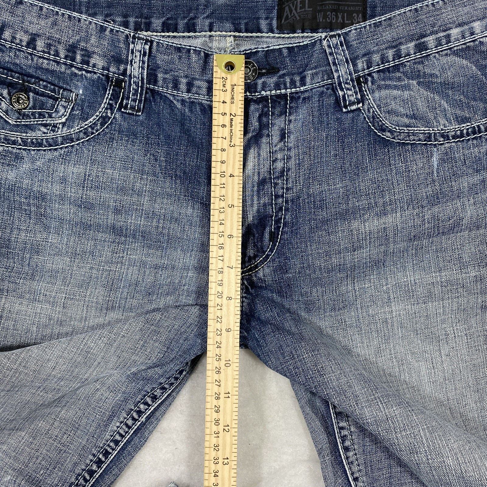 TK Axel Treadwell Jeans Men’s Size 36 X 34 (actual 33”) Straight Leg eBay