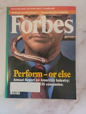 Vintage Forbes January 1994 Magazine - Perform - or Else 