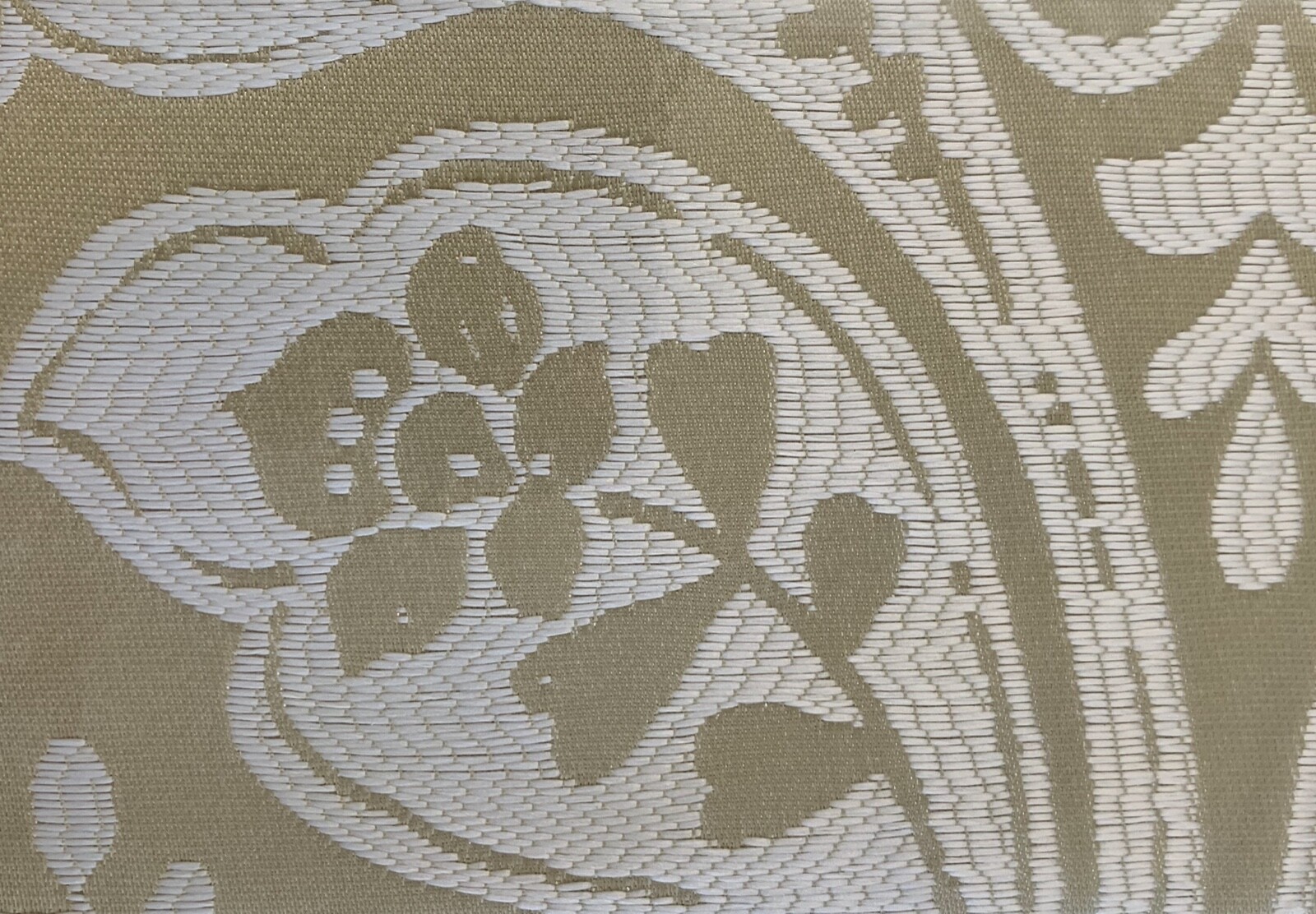 CROSCILL HELENA SCALLOPED DOUBLE LAYERED VALANCE 67 IN X 18 IN