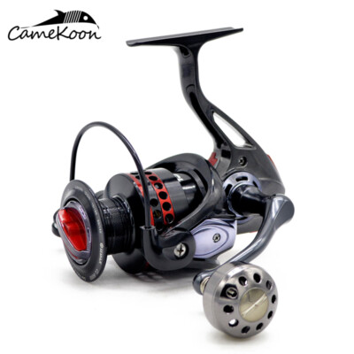 CAMEKOON Spinning Reels Metal Body Saltwater Fishing with 4.9:1/5.2:1 Gear Ratio