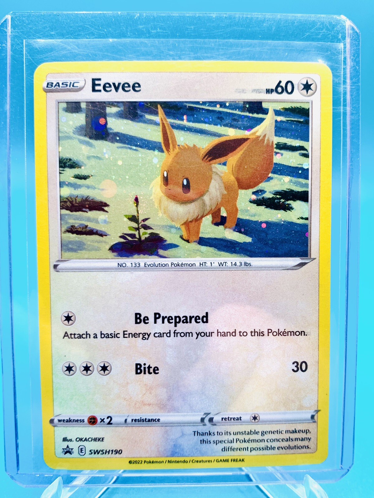 Eevee SWSH190 Black Star Promo Pokemon TCG Rare Holo | eBay