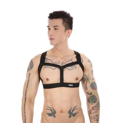 Mens Sexy Body Chest Harness Gay Underwear Elastic Belts Costume Tank Top - Picture 8 of 15