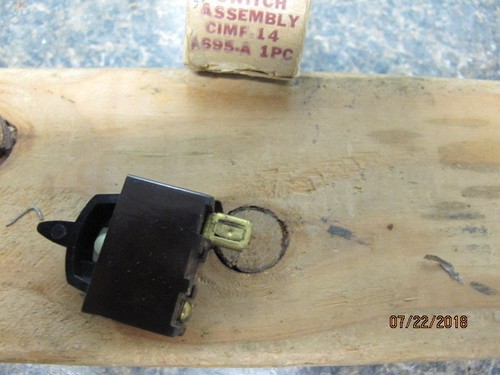 1961 Ford Mercury NOS Window Lock Out Switch Brand New FoMoCo REDUCED !!! - Picture 3 of 3