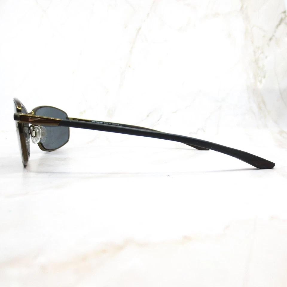 Gafas de sol Nike Pivot Six marco EV1091-202 para hombre marrón metal borde completo 62-14-135 Foto 3 de 4