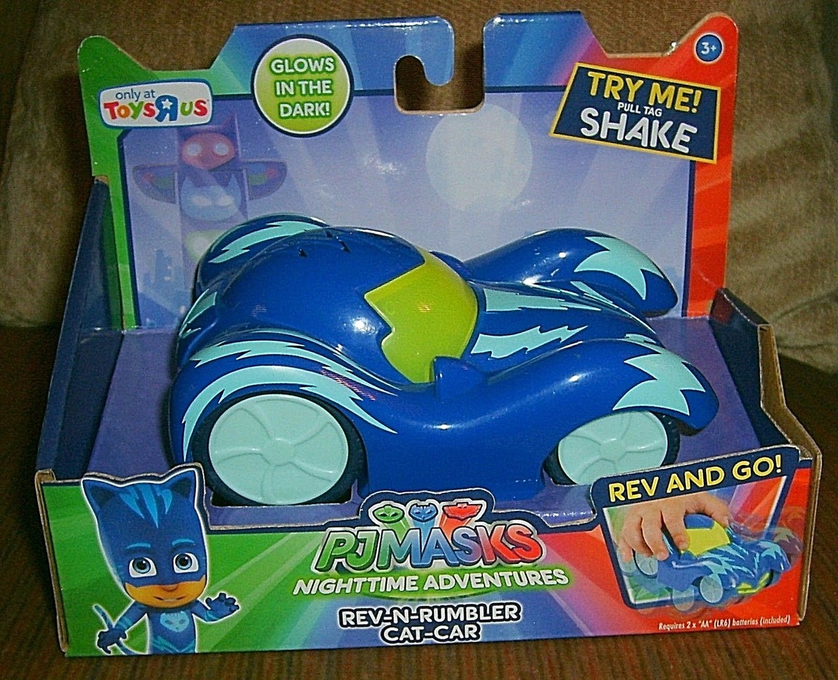 PJ Mask Nightime Adventures Rev-N-Rumbler Cat-Car ~ TRUS Exclusive