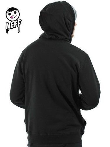 Sudadera con capucha Neff Corporate Skate negra NUEVA CON ETIQUETAS Snowboard Surf Streetw. - Imagen 5 de 5