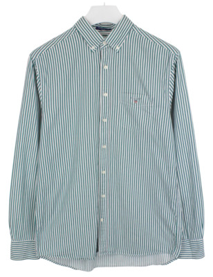 GANT Mixed Weave Broadcloth Regular Hemd Herren M (MEDIUM) Button-Down Taschen