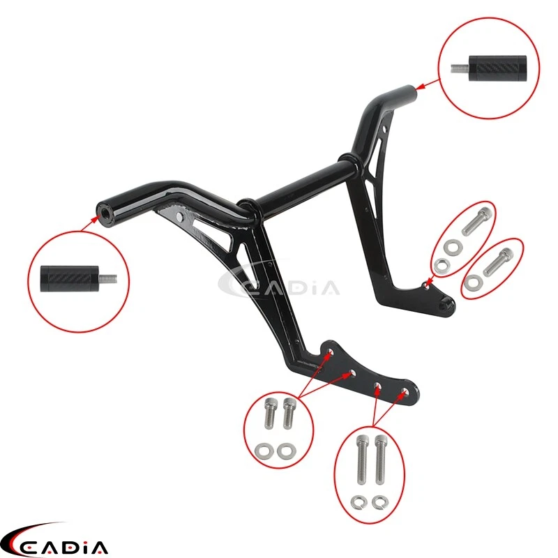 Highway Crash Bar For Harley Softail FXST FXFB FXBB FXBBS Low Rider S ST 2018-24 Foto 3 de 4