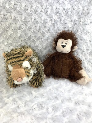Ganz Webkinz Monkey Tiger Lot Plush Hairy Stuffed Animal 9  Collectibles B1