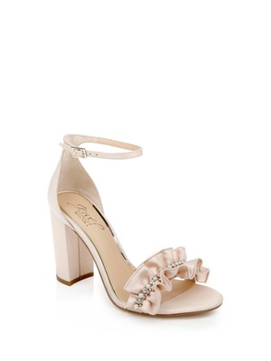 JEWEL BADGLEY MISCHKA Womens Pink Deva Toe Block Heel Heeled Sandal 9 M