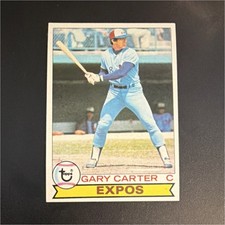 1979 Topps #520 Gary Carter Expos Single Player Baseball Sports Trading Card MLB