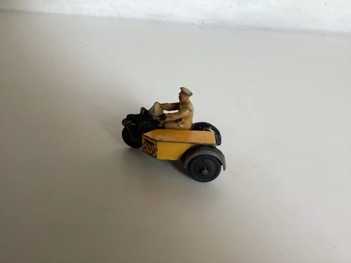 Vintage Dinky Toys AA Motorcycle Patrol No 44b 1946-50 Original Used VGC