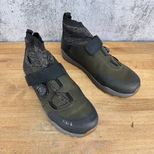 New! Fizik Terra Clima X2 Olive Men's 42 EU BOA 2-Bolt Cycling Shoes MSRP $190