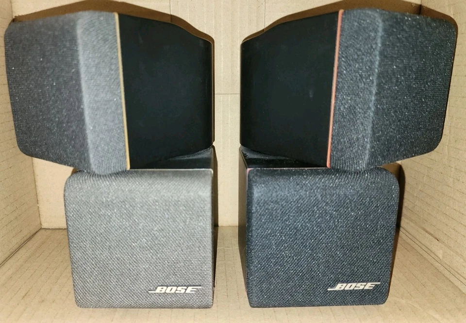 PAR DE 2 Altavoces Doble Cubo Bose Classic Redline Estilo de Vida Acoustimass Foto 2 de 4