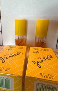Vintage 1980's Jean Nate Body Perfume Natural Spray  .8 oz Lot of 2