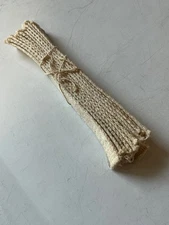 Cotton oIl lamp/lantern wicks,  BUNDLE of 11 wicks - 1 " X  7-3/4"  NOS