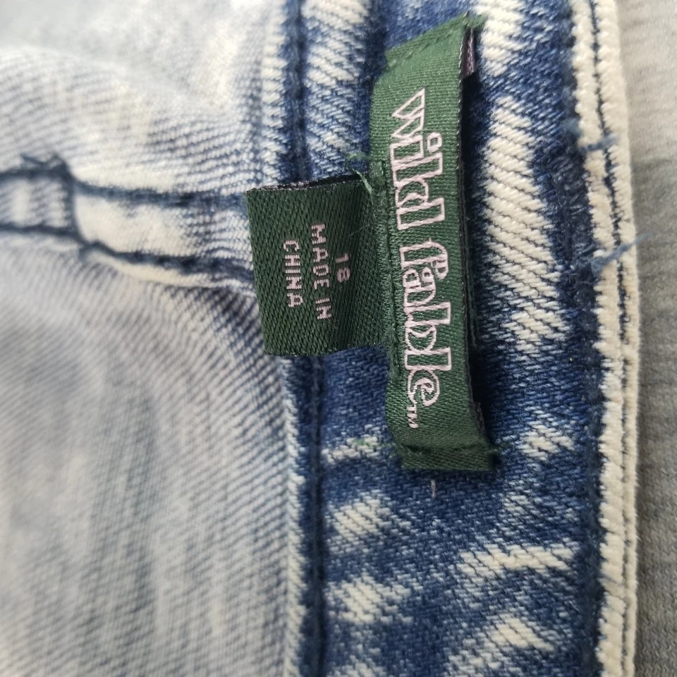 Wild Fable Jeans Women's Sz 18 VTG Light Wash 98% Cotton Normcore Stylish Trendy - Image 3 of 4